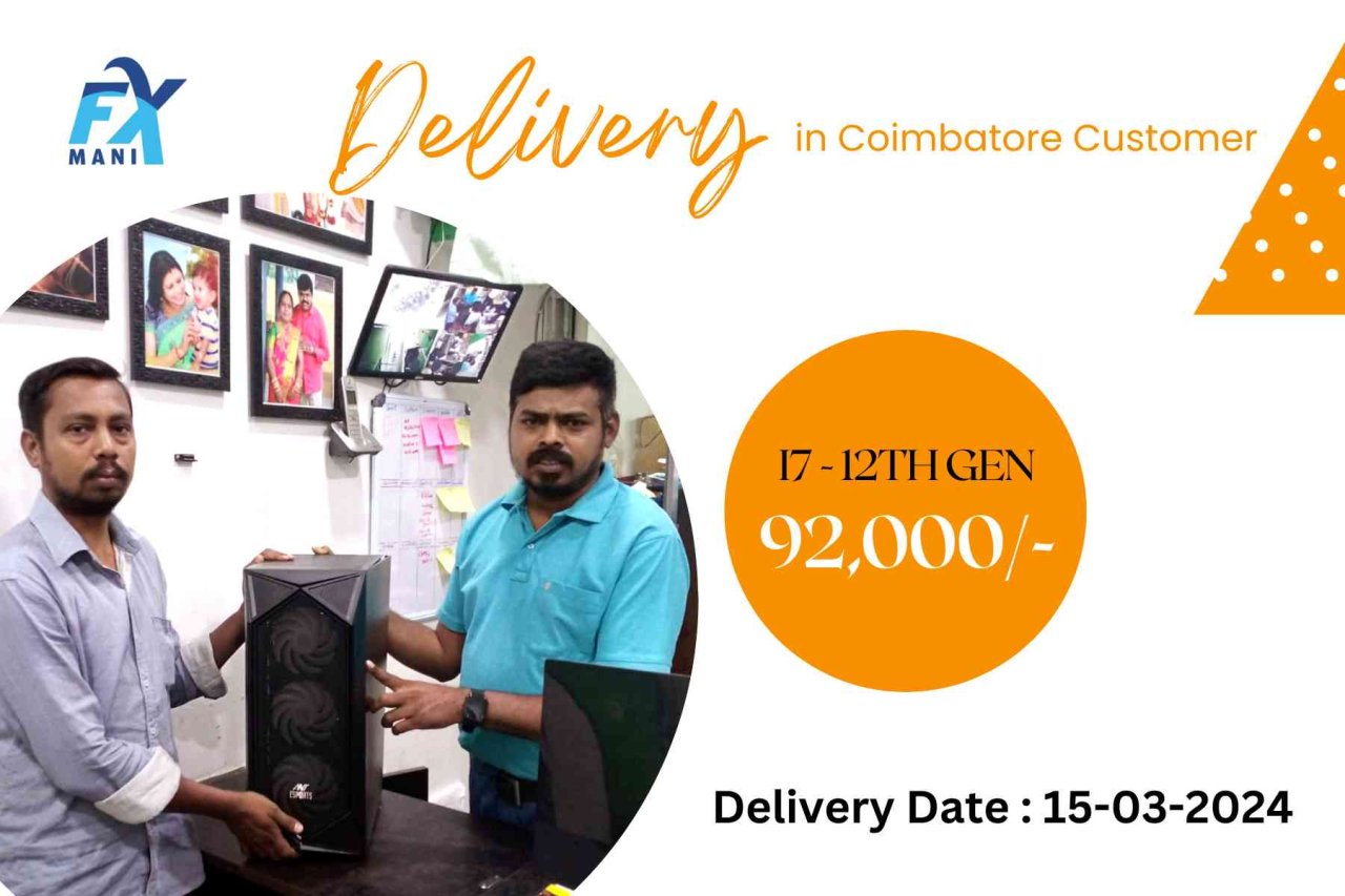 Delivery in Coimbatore Customer
