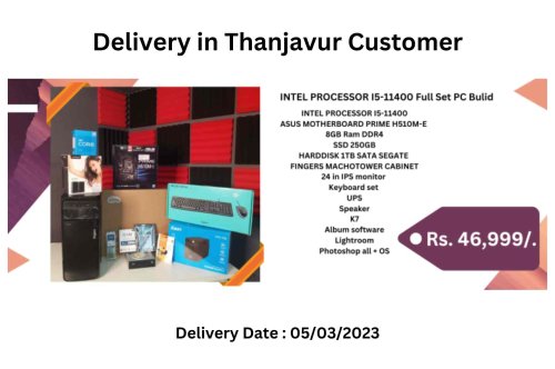 Delivery in Thanjavur Customer