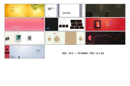 VOL - 015  --- FX MANI   PSD  12 x 36