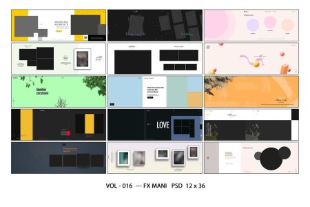 VOL - 016  --- FX MANI   PSD  12 x 36