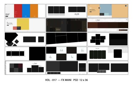 VOL - 017  --- FX MANI   PSD  12 x 36