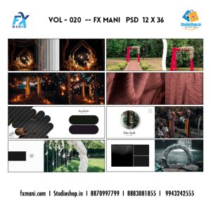 VOL - 020  --- FX MANI   PSD  12 x 36