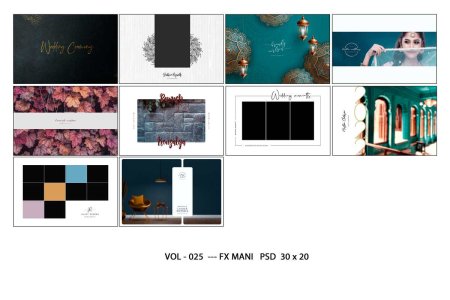 VOL - 025  --- FX MANI   PSD  30 x 20