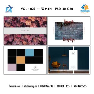 VOL - 025  --- FX MANI   PSD  30 x 20