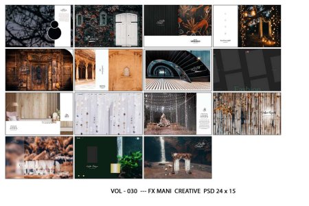 VOL - 030  --- FX MANI  CREATIVE  PSD 24 x 15