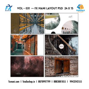 VOL - 031  --- FX MANI  CREATIVE  PSD 24 x 15