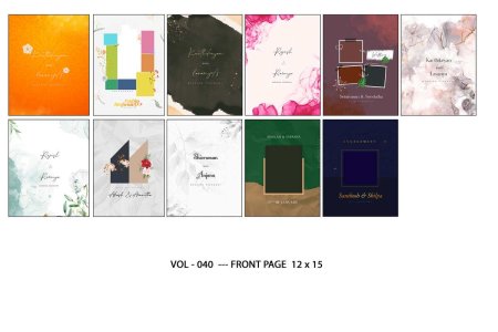 VOL - 040  --- FRONT PAGE  12 x 15