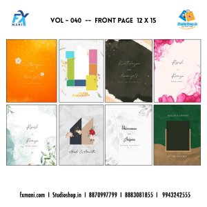 VOL - 040  --- FRONT PAGE  12 x 15