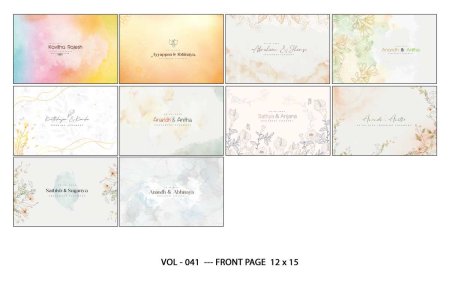 VOL - 041  --- FRONT PAGE  12 x 15