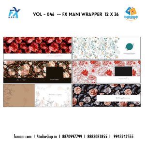 VOL - 047  ---FX MANI  WRAPPER 12 x 36