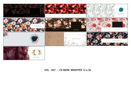 VOL - 047  ---FX MANI  WRAPPER 12 x 36