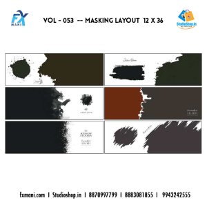 VOL - 053  --- MASKING  LAYOUT  12 x 36