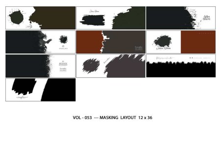 VOL - 053  --- MASKING  LAYOUT  12 x 36