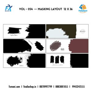 VOL - 054  --- MASKING  LAYOUT  12 x 36