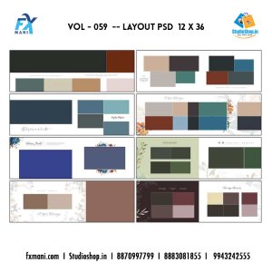 VOL - 059 ---  LAYOUT  PSD 12 x 36