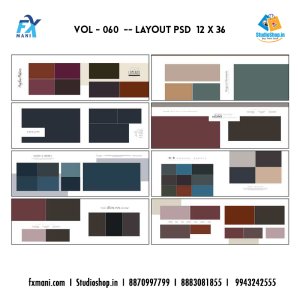 VOL - 060 ---  LAYOUT  PSD 12 x 36