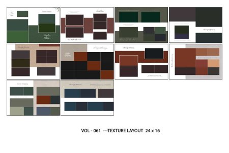 VOL - 061  ---TEXTURE LAYOUT  24 x 16