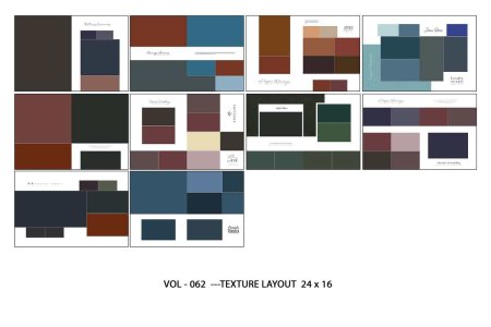 VOL - 062  ---TEXTURE LAYOUT  24 x 16