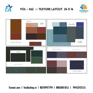 VOL - 062  ---TEXTURE LAYOUT  24 x 16