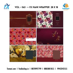 VOL - 063  --- FX MANI WRAPPER  28 x 18