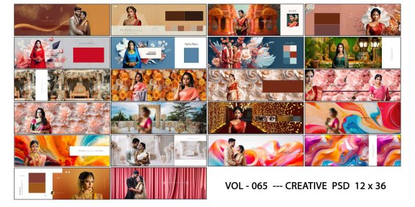 VOL - 065  --- CREATIVE  PSD  12 x 36