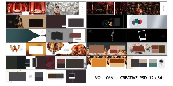 VOL - 066 --- CREATIVE  PSD  12 x 36