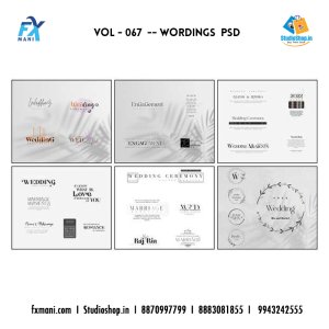 VOL - 067  --- WORDINGS PSD