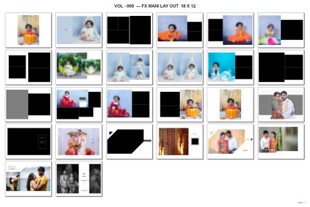 VOL - 069  --- FX MANI LAY OUT  18 X 12