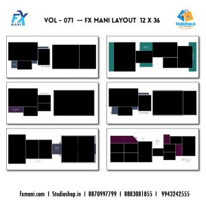 VOL - 071  --- FX MANI LAY OUT  12 X 36
