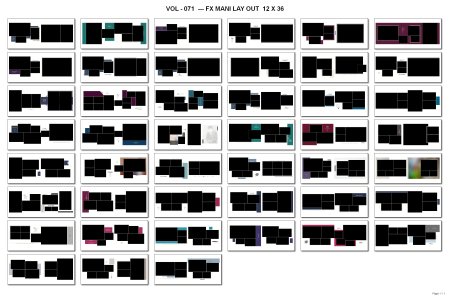 VOL - 071  --- FX MANI LAY OUT  12 X 36