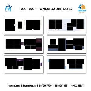 VOL - 075 --- FX MANI LAY OUT  12 X 36