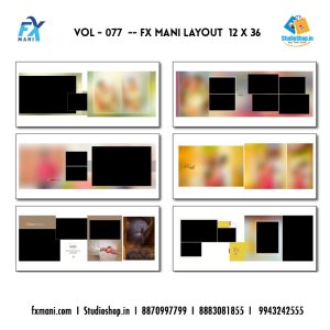 VOL - 077 --- FX MANI LAY OUT  12 X 36
