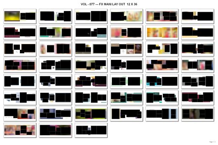 VOL - 077 --- FX MANI LAY OUT  12 X 36
