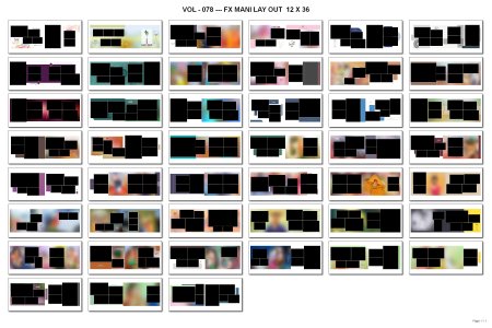 VOL - 078 --- FX MANI LAY OUT  12 X 36