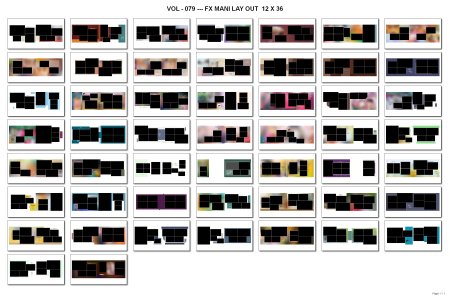 VOL - 079 --- FX MANI LAY OUT  12 X 36