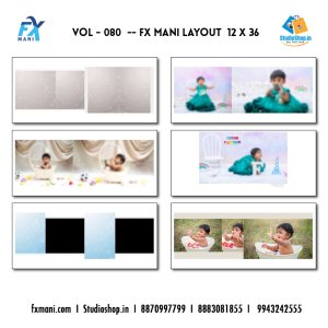 VOL - 080 --- FX MANI LAY OUT  12 X 36