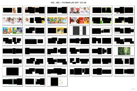 VOL - 083 --- FX MANI LAY OUT  12 X 36