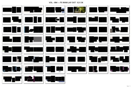 VOL - 084 --- FX MANI LAY OUT  12 X 36