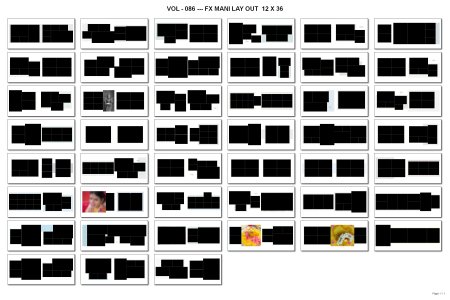VOL - 086 --- FX MANI LAY OUT  12 X 36