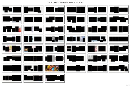 VOL - 087 --- FX MANI LAY OUT  12 X 36