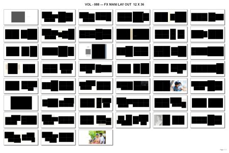 VOL - 088 --- FX MANI LAY OUT  12 X 36