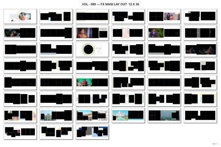 VOL - 089 --- FX MANI LAY OUT  12 X 36