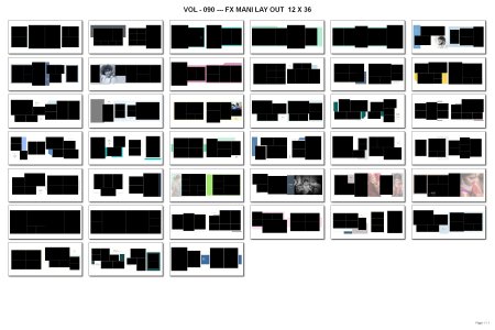 VOL - 090 --- FX MANI LAY OUT  12 X 36