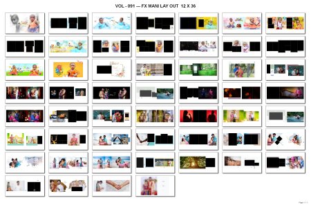 VOL - 091 --- FX MANI LAY OUT  12 X 36