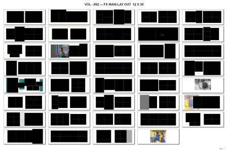 VOL - 092 --- FX MANI LAY OUT  12 X 30