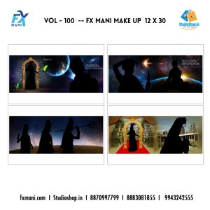 VOL - 100 --- FX MANI MAKE UP  12 X 30