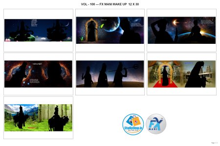 VOL - 100 --- FX MANI MAKE UP  12 X 30