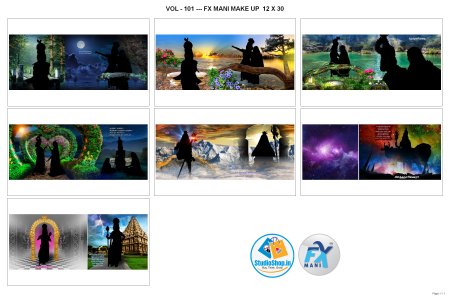 VOL - 101 --- FX MANI MAKE UP  12 X 30