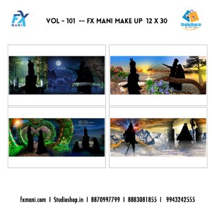 VOL - 101 --- FX MANI MAKE UP  12 X 30