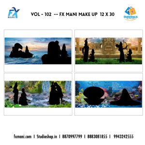 VOL - 102 --- FX MANI MAKE UP  12 X 30